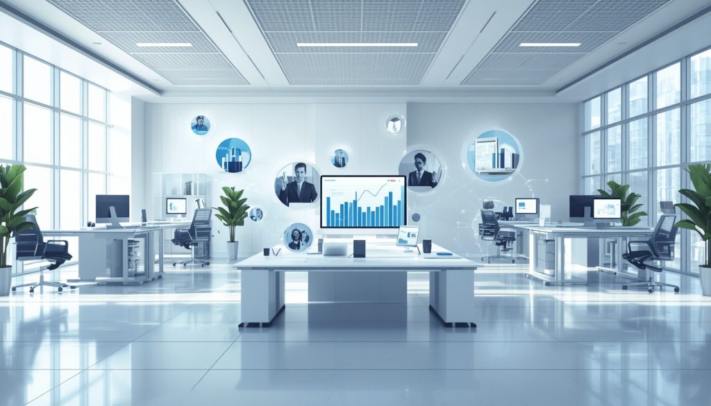 lucid origin create a premium realistic professional image for a b2b software company. the vi 0