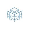 lucid origin minimal professional outline icon representing software architecture and structu 0